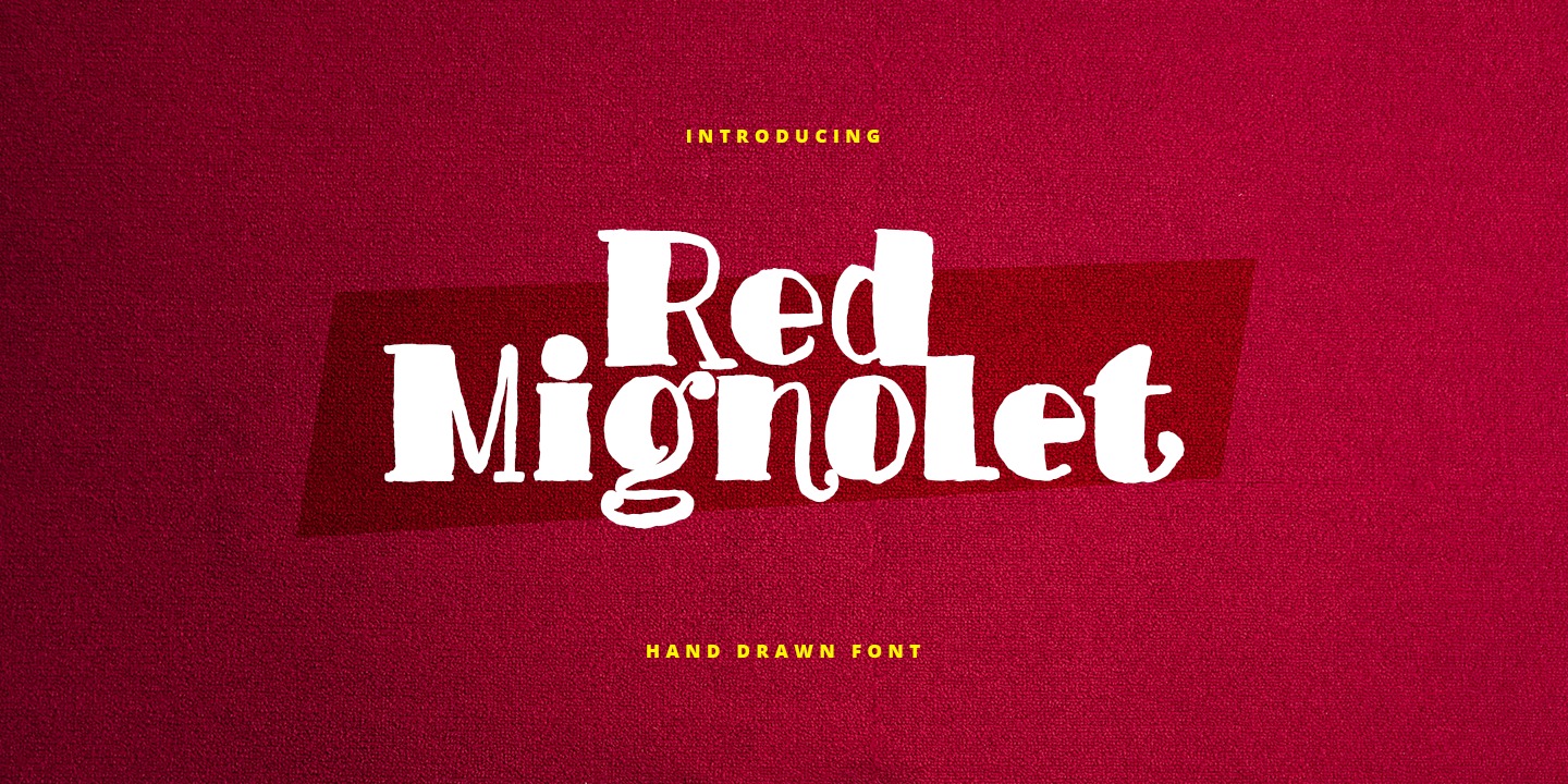 Шрифт Red Mignolet